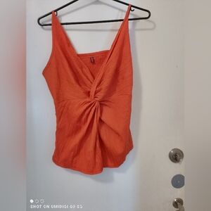 Pierre Cardin Orange Tank Top